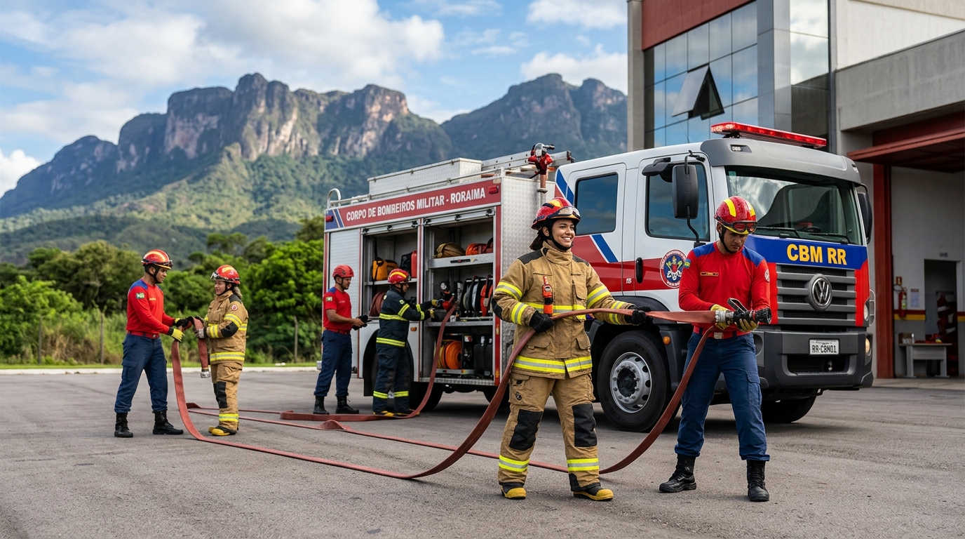Período de Inscrição para Concurso Bombeiro Roraima Está Aberto